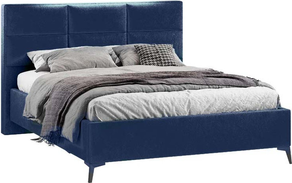 Изображение товара Каркас кровати ТриЯ Делана Тип 1 с подъемным механизмом 160x200 (микровелюр Wellmart Blue)