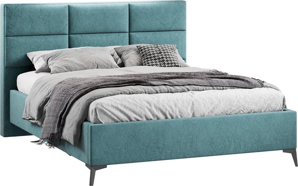 Изображение товара Каркас кровати ТриЯ Делана Тип 1 с подъемным механизмом 160x200 (микровелюр Wellmart Indigo)