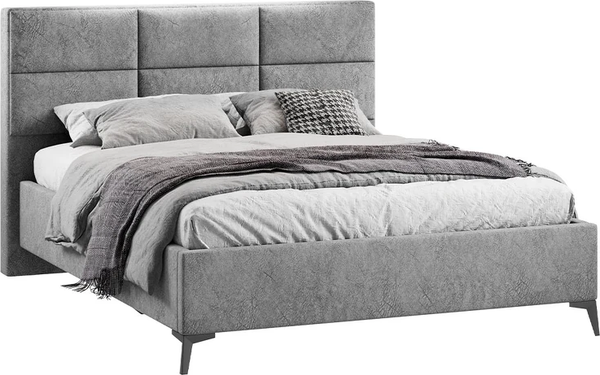 Изображение товара Каркас кровати ТриЯ Делана Тип 1 с подъемным механизмом 160x200 (микровелюр Wellmart Silver)