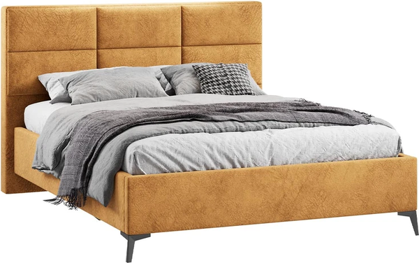 Изображение товара Каркас кровати ТриЯ Делана Тип 1 с подъемным механизмом 160x200 (микровелюр Wellmart Yellow)