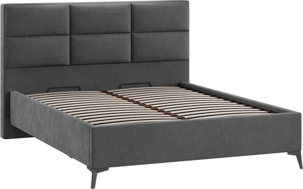 Изображение товара Каркас кровати ТриЯ Делана Тип 1 с подъемным механизмом 160x200 (микрошенилл Relax Graphite)