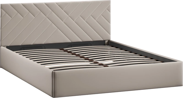 Изображение товара Двуспальная кровать ТриЯ Кевия Тип 1 160x200 (велюр Confetti Smoke)