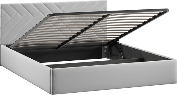 Изображение товара Двуспальная кровать ТриЯ Кевия Тип 1 с подъемным механизмом 160x200 (велюр Confetti Silver)