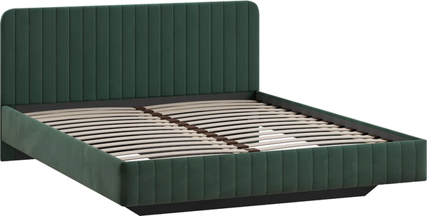 Изображение товара Двуспальная кровать ТриЯ Шелли Тип 1 160x200 (велюр Confetti Deep forest)