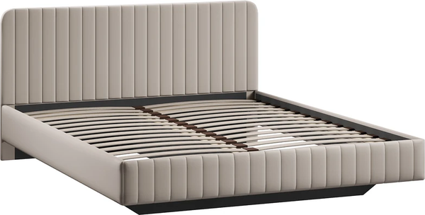 Изображение товара Двуспальная кровать ТриЯ Шелли Тип 1 160x200 (велюр Confetti Smoke)