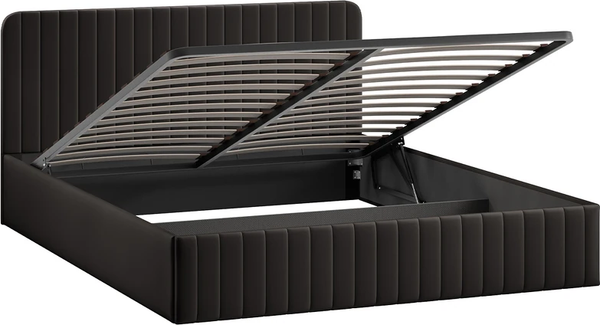 Изображение товара Двуспальная кровать ТриЯ Шелли Тип 1 с подъемным механизмом 160x200 (велюр Confetti Stone)