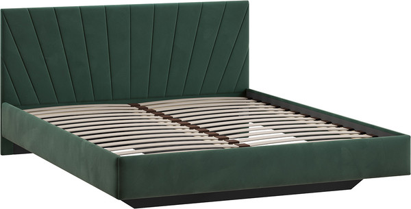 Изображение товара Двуспальная кровать ТриЯ Эвори Тип 1 160x200 (велюр Confetti Deep forest)