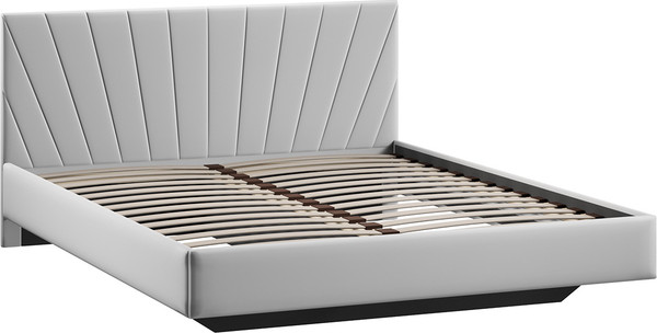 Изображение товара Двуспальная кровать ТриЯ Эвори Тип 1 160x200 (велюр Confetti Silver)