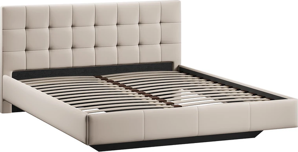 Изображение товара Двуспальная кровать ТриЯ Эмма Тип 1 160x200 (велюр Confetti Cream)