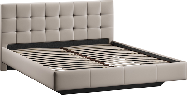 Изображение товара Двуспальная кровать ТриЯ Эмма Тип 1 160x200 (велюр Confetti Smoke)