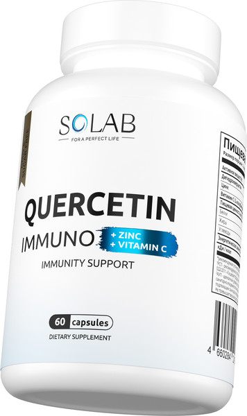 Изображение товара Пищевая добавка SOLAB Кверцетин (60 капсул)