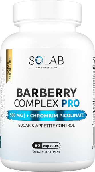 Изображение товара Комплексная пищевая добавка SOLAB Берберин комплекс Про (60 капсул)