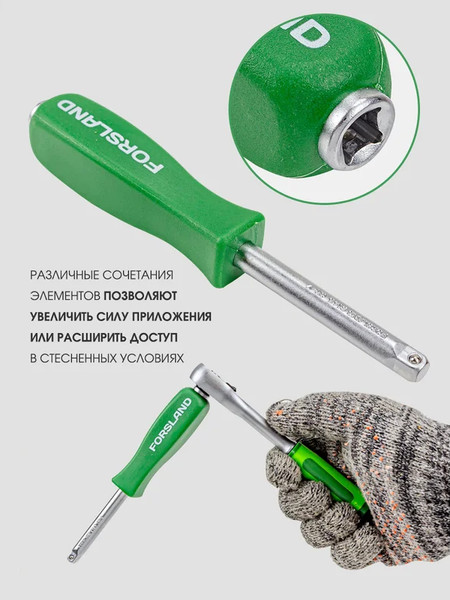 Изображение товара Универсальный набор инструментов Forsland 4941-5 (52672)