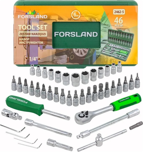 Изображение товара Универсальный набор инструментов Forsland 2462-5 (52669)