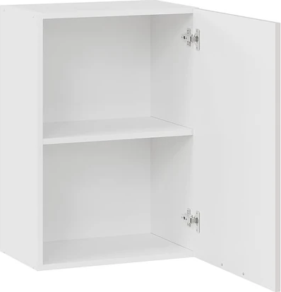 Изображение товара Шкаф навесной для кухни ТриЯ Гренада 1В5 с одной дверью (белый/холст белый)