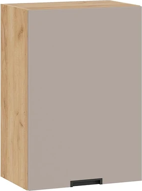 Изображение товара Шкаф навесной для кухни ТриЯ Гренада 1В5 с одной дверью (дуб крафт золотой/холст латте)