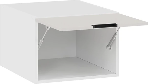 Изображение товара Шкаф навесной для кухни ТриЯ Гренада 1В5ГП с одной откидной дверью (белый/холст мокко)