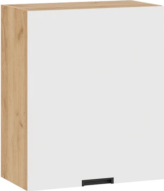 Изображение товара Шкаф навесной для кухни ТриЯ Гренада 1В6 с одной дверью (дуб крафт золотой/холст белый)