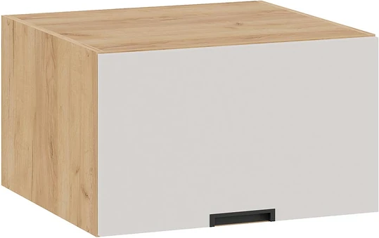 Изображение товара Шкаф навесной для кухни ТриЯ Гренада 1В6ГП с одной откидной дверью (дуб крафт золотой/холст мокко)