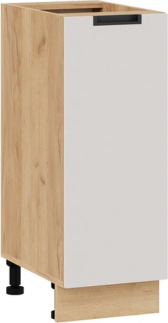 Изображение товара Шкаф-стол кухонный ТриЯ Гренада 1Н3 (дуб крафт золотой/холст мокко)