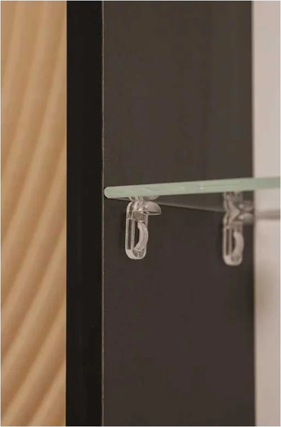 Изображение товара Шкаф с зеркалом для ванной Silver Mirrors Фиджи Black 60 / LED-00002724