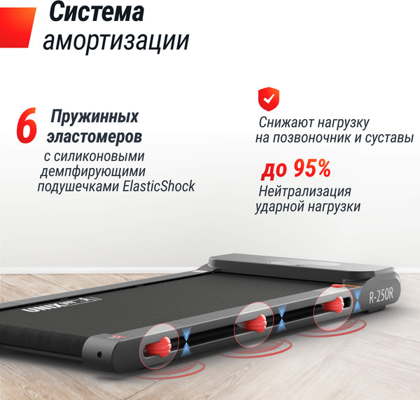 Изображение товара Электрическая беговая дорожка UNIX Fit R-250R / TDR250R