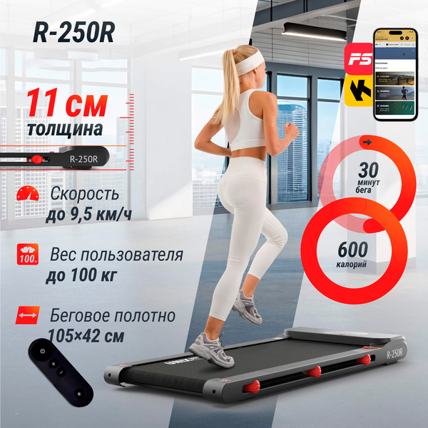 Изображение товара Электрическая беговая дорожка UNIX Fit R-250R / TDR250R