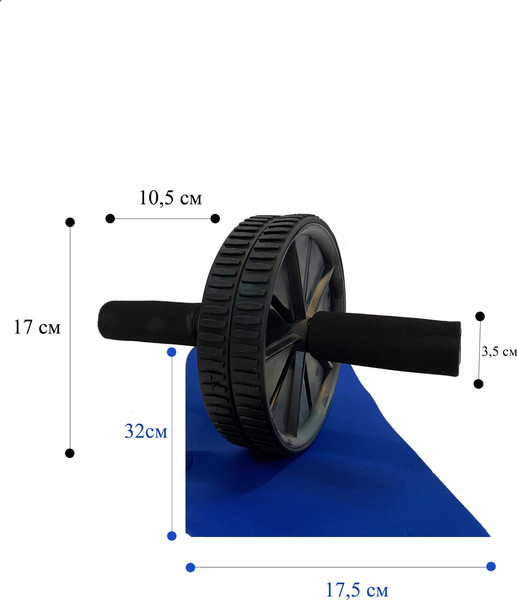Изображение товара Ролик для пресса Sabriasport 10RW (черный)