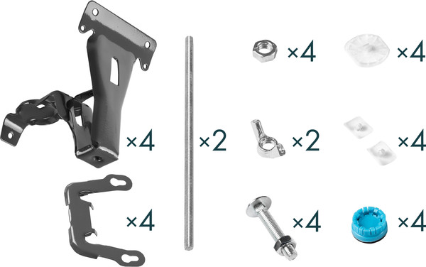 Изображение товара Ванна стальная Saniteco Riva 18 170x70 (с ножками)