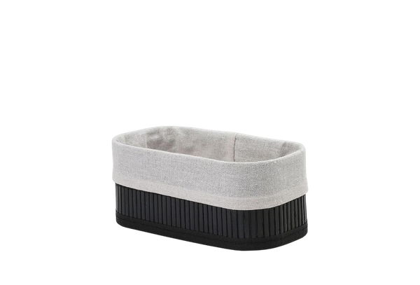 Изображение товара Корзина Natural House Бамбук 200x100x80 / Shan-19S (черный/белый)