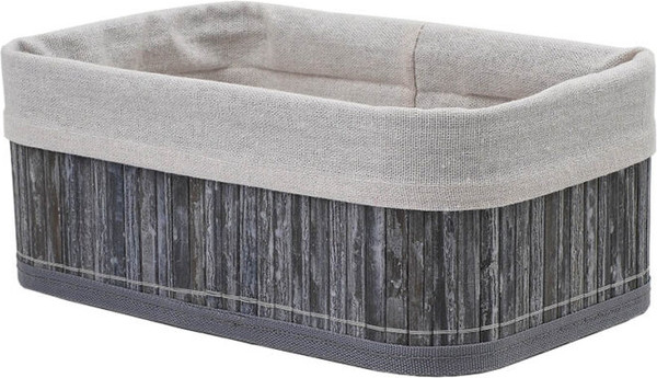 Изображение товара Корзина Natural House Бамбук 260x160x100 / Shan-18S (пепельный/белый)