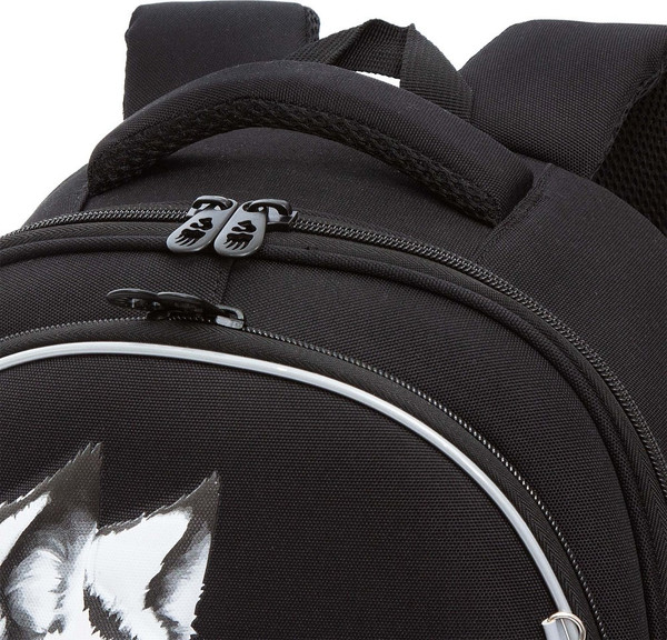 Изображение товара Школьный рюкзак Grizzly RAz-587-2 (черный)