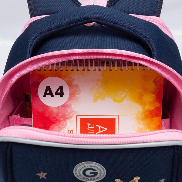 Изображение товара Школьный рюкзак Grizzly RAf-592-1 (синий)