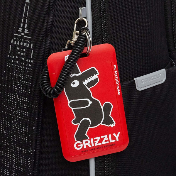 Изображение товара Школьный рюкзак Grizzly RAf-593-6 (черный/серый)