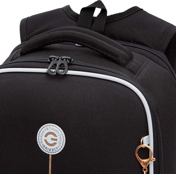 Изображение товара Школьный рюкзак Grizzly RAw-594-12 (черный)