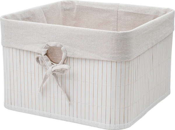 Изображение товара Корзина Natural House Бамбук 300x300x200 / Shan-26 (белый)