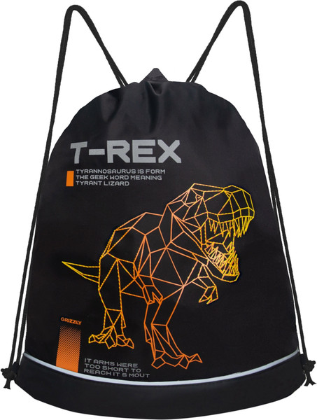 Изображение товара Мешок для обуви Grizzly OM-51-117 (черный/оранжевый)