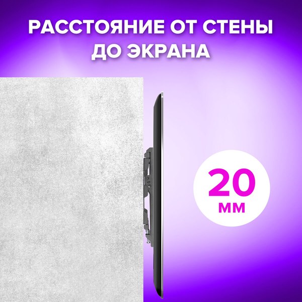 Изображение товара Кронштейн для телевизора Sonnen 455948 (100x100-200x200)