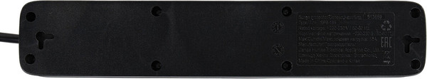 Изображение товара Сетевой фильтр Sonnen SPB-505 / 513658 (5м, 5 розеток, черный)
