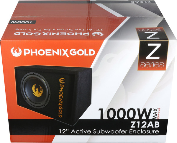 Изображение товара Корпусной активный сабвуфер Phoenix Gold Z12AB