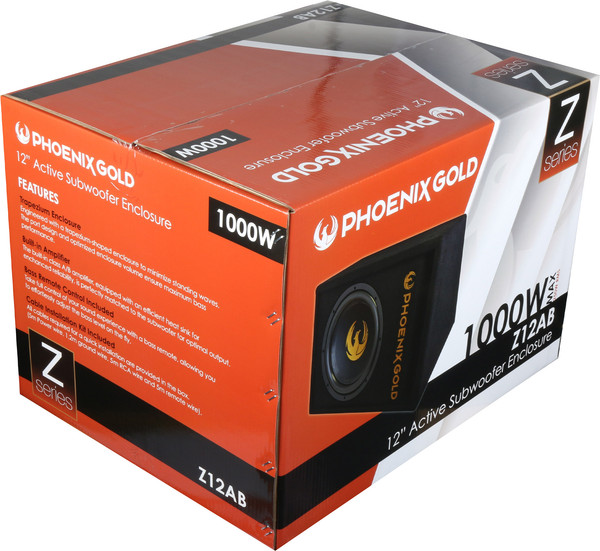 Изображение товара Корпусной активный сабвуфер Phoenix Gold Z12AB