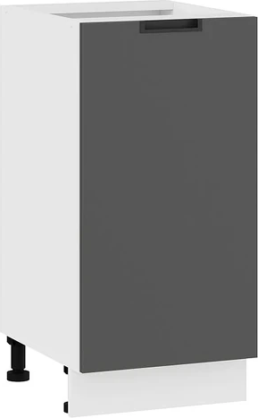 Изображение товара Шкаф-стол кухонный ТриЯ Гренада с одной дверью 1Н4 (белый/холст вулкан)