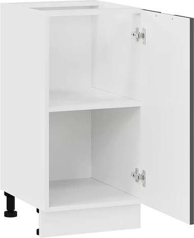 Изображение товара Шкаф-стол кухонный ТриЯ Гренада с одной дверью 1Н4 (белый/холст вулкан)