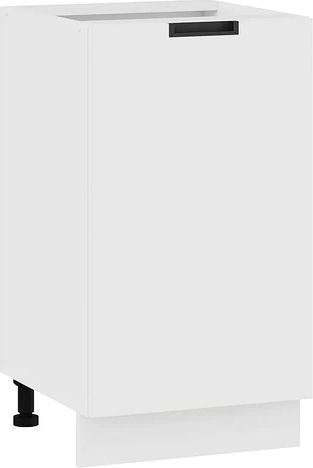 Изображение товара Шкаф-стол кухонный ТриЯ Гренада с одной дверью 1Н45 (белый/холст белый)