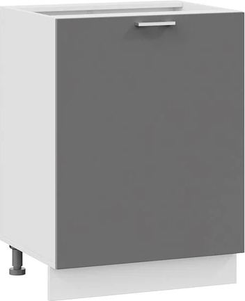 Изображение товара Шкаф-стол кухонный ТриЯ Габриэлла 1Н6 с одной дверью (белый/титан)