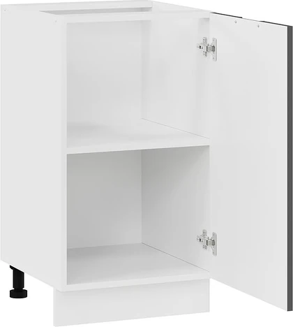 Изображение товара Шкаф-стол кухонный ТриЯ Гренада с одной дверью 1Н45 (белый/холст вулкан)