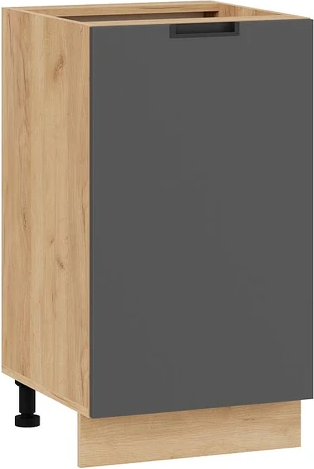 Изображение товара Шкаф-стол кухонный ТриЯ Гренада с одной дверью 1Н45 (дуб крафт золотой/холст вулкан)