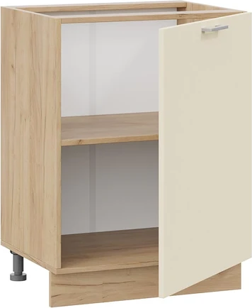 Изображение товара Шкаф-стол кухонный ТриЯ Габриэлла 1Н6 с одной дверью (дуб крафт золотой/крем)