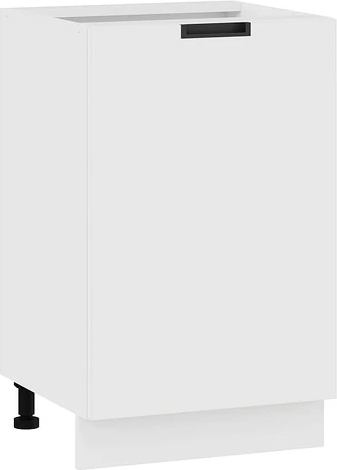 Изображение товара Шкаф-стол кухонный ТриЯ Гренада с одной дверью 1Н5 (белый/холст белый)
