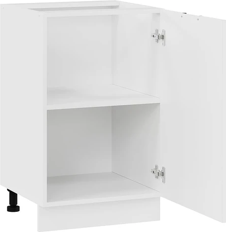 Изображение товара Шкаф-стол кухонный ТриЯ Гренада с одной дверью 1Н5 (белый/холст белый)